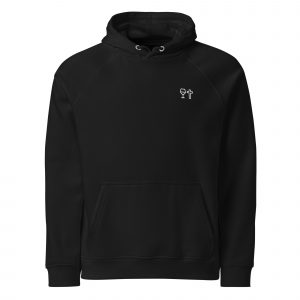 Sweat à capuche écologique VIN DIEU