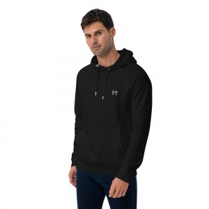 Sweat à capuche écologique VIN DIEU