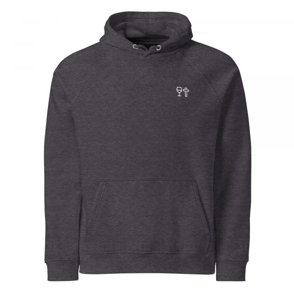Sweat à capuche écologique VIN DIEU – Image 11