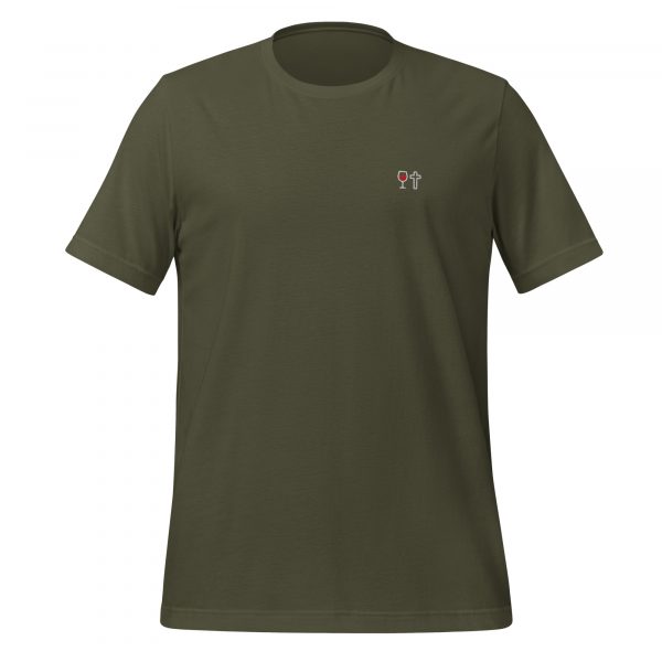 T-shirt unisexe VIN DIEU - ROUGE – Image 10